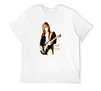 Jeff Beck Guitar God Rock Concert Vintage Retro Mens Cotton Tshirt Size M