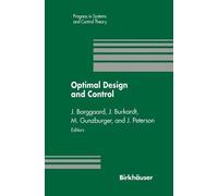 Jeff Borggaard Optimal Design and Control (Copertina rigida)