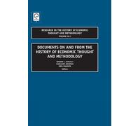 Jeff E. Biddle Documents on and from the History of Economic (Copertina rigida)