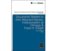 Jeff E. Biddle Documents Related to John Maynard Keynes, Inst (Copertina rigida)
