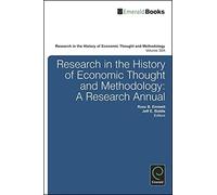 Jeff E. Biddle Research in the History of Economic Thought an (Copertina rigida)