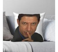 Jeff Goldblum Federa quadrata in poliestere lino velluto creativo cerniera decorativa divano divano cuscino