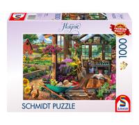 Schmidt - Puzzle Jeff Haynie: Casa da giardino Abri de jardin - 1000 Pezzi