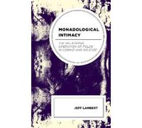 Jeff Lambert Monadological Intimacy (Copertina rigida)