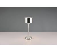 JEFF LAMPADA DA TAVOLO RICARICABILE METALLO ACCIAIO REGOLAZIONE INTESITA' TOUCH H.30CM led 1,5W 120lm, 3000K