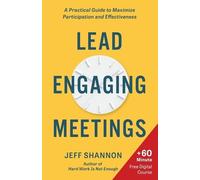 Jeff Shannon Lead Engaging Meetings (Tascabile)