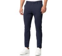 JEFF Uomini JFEzra Pants | Pantaloni in Tessuto Stretch con 4 Tasche Dark Navy 33/32