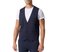 JEFF Uomini JFEzra Vest | Gilet da abito con percentuale di viscosa Dark Navy 48
