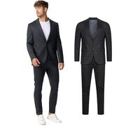 JEFF Uomini JFOliver Set 2-Piece Suit Jacket Pants | Completo Elastico vestibilità Regolare Check 48