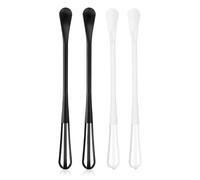 Jeffdad 4 mini fruste multifunzionali, fruste per uova, piccole fruste per cucinare frusta piccola per sbattere, sbattere, miscelare ingredienti, mescolare salse