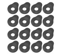 Jeffergarden 16 Pezzi di Fermi per Tracolla per Chitarra, Adattatori Universali in Gomma per Tracolla per Chitarra Elettrica, Senza Fori e Senza Torsioni, per la Maggior Parte dei Bassi