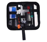 Jeffergarden 25 Pcs Strumento di Riparazione della Chitarra Set Protettore Fingerboard per Taglierina String File Fai -da -te con Sacchetto di Archiviazione