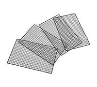 Jeffergarden 4 Pezzi Griglia di Raffreddamento in Acciaio Inox Griglia per | Griglia di raffreddamento per barbecue in acciaio inox da 4 pezzi, 15,9 x 9,8 x 0,5 pollici, resistente al calore,