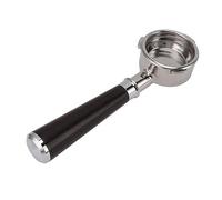 Jeffergarden 58mm Bottomless Portafilter, 3 Ear Design Beech Wood Handle | Portafiltro nudo, visualizza il flusso di estrazione, corpo in acciaio inossidabile, staccabile per la pulizia