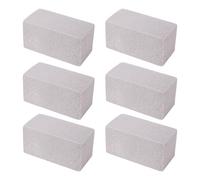 Jeffergarden 6pcs Polsice Pumice Stone per Pulizie in PVC Materiale Pumice Ciotola per la Toilette per la Toilette per il Lavandino della Ciotola Bagno Piastrella Doccia Bagno (L)