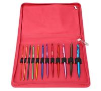 Jeffergarden A Ganci All'uncinetto Staccabile A 12 Dimensioni Set con Aghi da Maglieria in Alluminio Ergonomico per Progetti Artigianali Accessori di Moda per la Casa