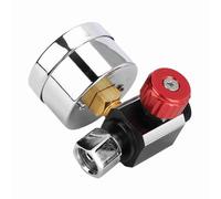 Jeffergarden Accessori per Utensili Pneumatici con Manometro, Regolatore di Pressione dell'aria in Lega di Alluminio con Filettatura Femmina G1/4, Regolabile 0-12 BAR per Applicazioni con Pistola