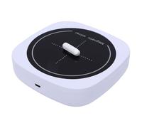 Jeffergarden Agitatore Magnetico da 1 Litro, Piccolo Miscelatore Magnetico in Lega ABS PC con velocità Regolabile da 600 a 4000 Giri/min, Piastra in Gomma Antiscivolo, Pannello da 5 W 116 Mm per la
