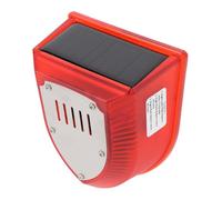 Jeffergarden Allarme Rilevatore di Movimento Solare, Materiale ABS, Volume 129 DB, Funzione Timer, Allarme di Sicurezza Esterna per Box/Cover e Fattorie