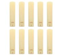 Jeffergarden Ance per Sassofono Contralto, 10 Pezzi, Materiale Elastico, Ance per Sax Professionali con Risposta Eccellente per Musicisti Jazz Classici (Forza 2.0)