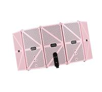 Jeffergarden Angolo Regolabile Angolare Microfono Colpiscibile Isolamento Coperchio dello Schermo del Plamo di Schiuma Assorbente per Piano di Lavoro e Microfono (PINK)