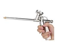 Jeffergarden Applicatore Isolante in Alluminio a Pistola Spray Professionale per Strumenti di Costruzione con Controllo del Grilletto e Design Leggero per il Riempimento e la Tenuta