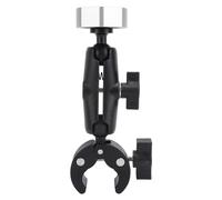 Jeffergarden Assemblaggio del Conduttore RV per Mini, Multifunzione Forte Clamp/Holder Flessibile di Bloccaggio Regolabile per Mini Portatile per i Litigi a Barra (SILVER)