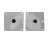 Jeffergarden Base del Sedile per Barca, Montaggio in Lega di Alluminio per Montante a 3/4 Perni, Accessori Marini Resistenti per la Pesca o la Crociera