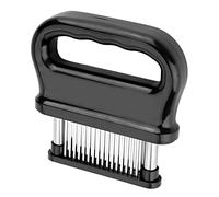 Jeffergarden Batticarne in Acciaio Inossidabile, 48 Lame Ad Ago, Manico Ergonomico in ABS per Bistecche e Carne Nella Domestica