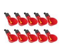 Beveratoio Automatico Galline Abbeveratoio Subito del Pollo da 10 PC, Tazze beventi beventi dell'Acqua di plastica del pollame per Gallina del Bestiame