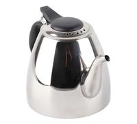 Jeffergarden Bollitore per il tè in Acciaio Inossidabile da 1,5 L, Impugnatura Resistente Al Calore, capacità di Ebollizione 1,5 L, Teiera Sul Fornello, Riscaldamento Efficiente e Uniforme, Design