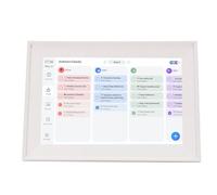Jeffergarden Calendario Digitale Intelligente, Organizer per Agenda Familiare con Touchscreen LCD IPS da 10,1 Pollici con Sincronizzazione WiFi, Monitoraggio dei Lavori Domestici e Presentazione di