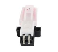 Jeffergarden Cartuccia a Magnete Mobile, Stilo di Ricambio Universale per Giradischi con Bobine Avvolte Appositamente per Dischi da 33 45 78 Giri Nero e Rosso