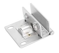 Jeffergarden Cerniera per Porta in Vetro, Guarnizione Antiscivolo Incorporata, Antiscivolo su Entrambi i Lati, Acciaio Inossidabile di Alta qualità, Morsetto, per ante di Vetrine, ante di Armadi,