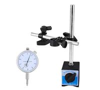 Jeffergarden Comparatore Centesimale, Misuratore di Precisione 0-5/10 Mm Accuratezza 0,01 Mm con Base, for Misurazioni Meccaniche