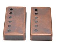 Jeffergarden Confezione da 2 Coperture per Pickup Humbucker per Chitarra Elettrica a Doppia, Copertura per Pickup Humbucker Rustica per Chitarra Copertura per Cornice per per in Rame per per