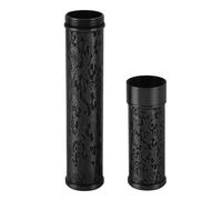 Jeffergarden Contenitore in Metallo Contenitore Acqua Protapia di Stoccaggio Tubi Odore Prova per Viaggi in Campeggio All'aperto (BLACK)
