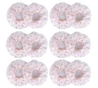 Jeffergarden Copertura per Microfono, Copertura per Microfono da 100 Pezzi, per da Palco Coperture per in Tessuto Non Tessuto con Elastici Riducono la Polvere Prolungano la Durata per le Performance