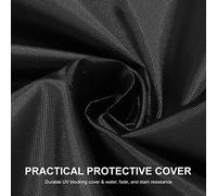 Jeffergarden Copertura per Ombrellone da Patio, Tessuto Oxford Resistente, Copertura Protettiva Impermeabile con Cerniera e Coulisse, per Ombrelloni da Giardino all'aperto