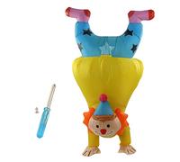 Jeffergarden Costume da Clown Gonfiabile per Adulti, Vestito da Carnevale in Poliestere 190T, Impermeabile, con Ventilatore, per Feste e Occasioni Speciali