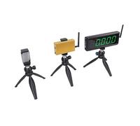 Jeffergarden Cronometro Wireless con Timer Sprint, Treppiede Regolabile, Alimentato a Batteria per Corsa, Ciclismo, Pattinaggio