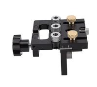 Jeffergarden di Centraggio Autocentrante Kit di di Centraggio Regolabile in Alluminio 6061 con Punte da Trapano da 6 Mm, 8 Mm, 10 e Ruota Eccentrica da 12 per la Lavorazione del Legno
