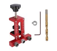 Jeffergarden di Montaggio per Porta Dell'armadio con Intervallo di Serraggio da 17-37 Mm Strumento di Installazione in Lega di Alluminio per un Preciso Allineamento della Porta