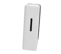 Jeffergarden Dispenser di Sapone Liquido per Montaggio a Parete Dispenser di Shampoo a Pulsante Manuale in ABS 250 Ml Ugello Singolo per Ufficio Ristorante Ospedale Bagno Bagnoschiuma (WHITE)