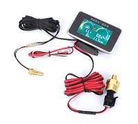 Jeffergarden Display Strumento per Auto 4 in 1 con Voltmetro Indicatore Livello Carburante e Indicatore Temperatura Acqua Voltaggio Ultra Ampio per Test Automobilistici