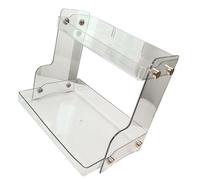 Jeffergarden Doppio Organizer da Scrivania Multifunzionale, Ripiano a 2 Livelli in Materiale PET per Dormitorio dell'ufficio, Organizer da Scrivania Compatto 11,4x8,1x10,2 Pollici con Design