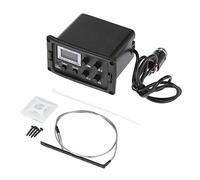 Jeffergarden EQ per Chitarra, Preamplificatore Equalizzatore a 3 Bande con Display LCD con Funzione di Fase Sintonizzatore, per la Modifica del Suono della Chitarra