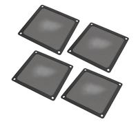 Jeffergarden Filtro della Polvere di Ventola per PC, Telaio Magnetico per Grill Filtro per Ventole del Computer PVC 5.51x5.51in Protezione per Ventilatori con Shell per PC per Ventilazione del (BLACK)