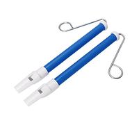 Jeffergarden Fischietto per Bambini, Confezione da 2 Strumenti Musicali | Materiale ABS per Uso Alimentare, Bordi Lisci, Allenamento dei Muscoli della Bocca, Facile da Giocare, Regalo per la Famiglia