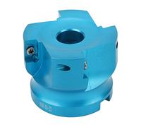 Jeffergarden Fresa per Spianare in Lega di Alluminio, Fresa per Spianare Testa di per Testa 4 Flauto Tornio CNC per per la Lavorazione dei Metalli